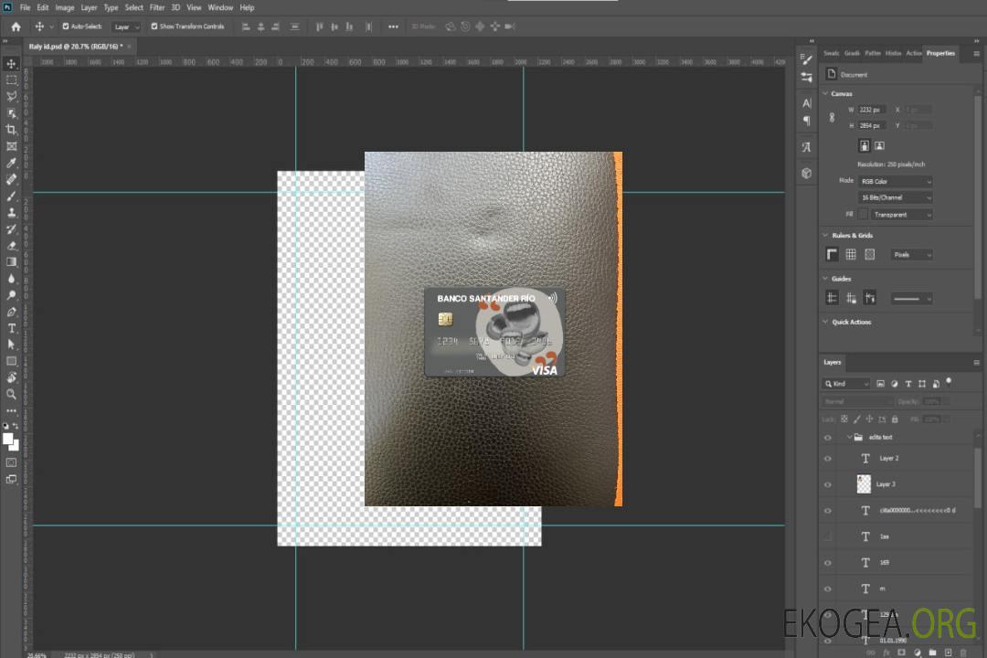 Argentine Banco Santander Río carte visa photolook avant template Argentine Banco Santander Río carte visa photolook avant template